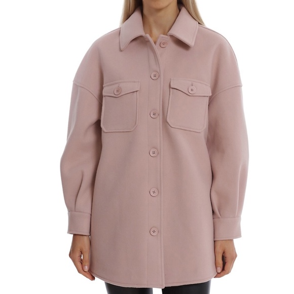 AVEC LES FILLES  Oversized Shaket / Jacket - Blush Color - Picture 2 of 11